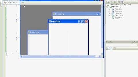 [C#] Multiple Document Interface (MDI)