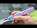 DIY Cordless Electric Screwdriver – Variable Speed, Forward/Reverse & Type-C Charging