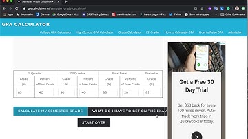 How to Use the Semester Grade Calculator