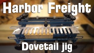 Harbor Freight Dovetail Jig Setup and Review