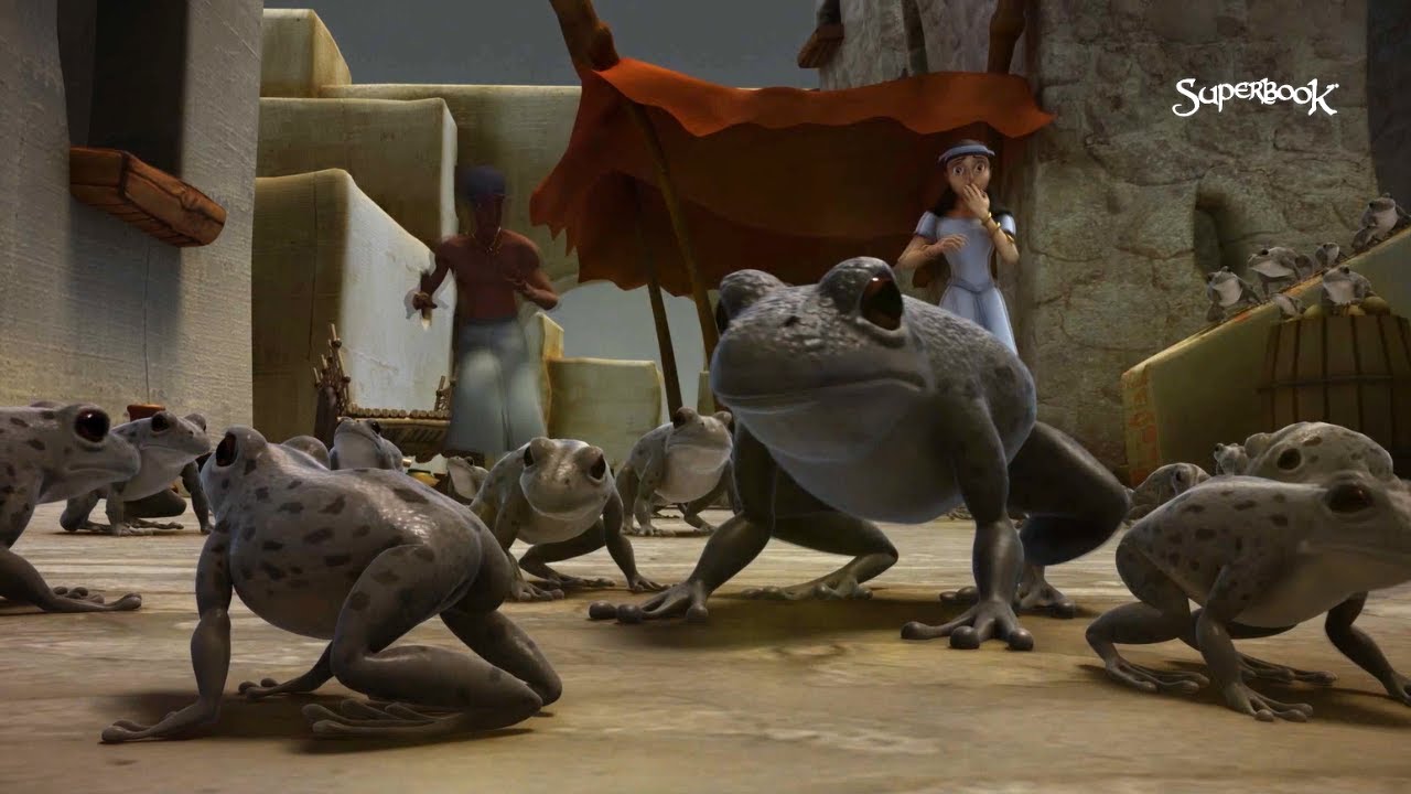 Superbook let my people go official clip the ten plagues of egypt