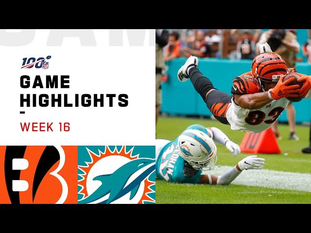 Bengals vs. Dolphins Week 16 Highlights