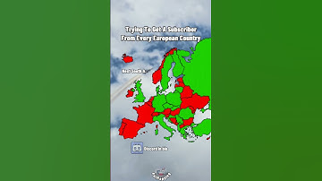 Trying To Get A Subscriber From Every European Country #foryou #trending #mapping