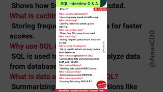 SQL Top 10 Interview Questions &amp; Answers #Part8