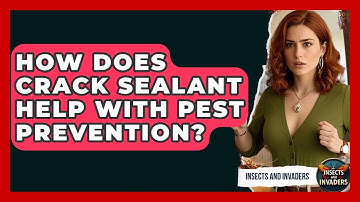 How Does Crack Sealant Help With Pest Prevention? - Insects and Invaders
