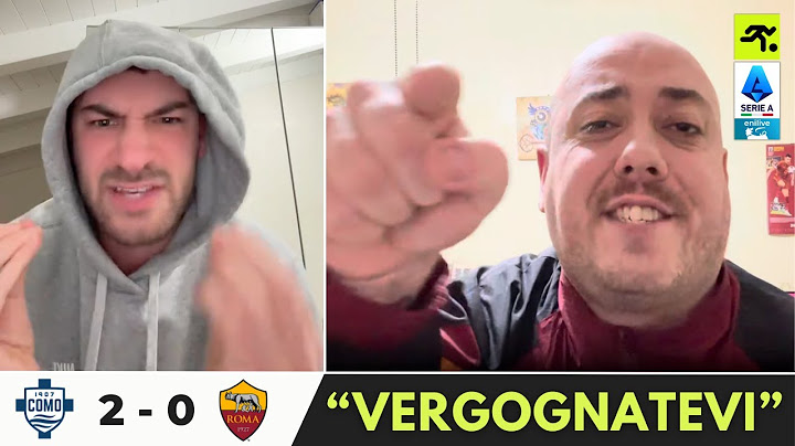 COMO ROMA 2 0 | TIFOSI ROMANISTI INDEMONIATI: "SIETE DEGLI INDEGNI!!!" | TIFOSIAMO