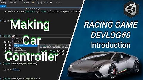 Racing Game Devlog Series | Making a car controller | Devlog #1 | TheCodingKey