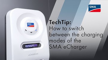 TechTip: How to switch between the charging modes of the SMA eCharger