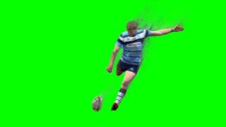 Kicker Player Particles - Green Screen Footage Free screenshot 4