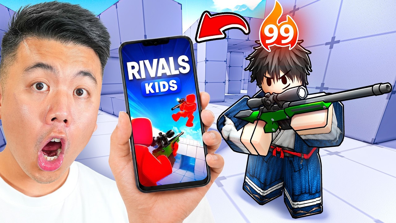 I Snuck into  Roblox RIVALS Kids.. (bad idea)