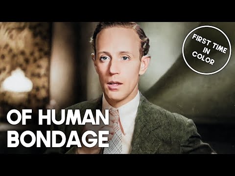Of Human Bondage COLORIZED Classic Romantic Film Bette Davis 