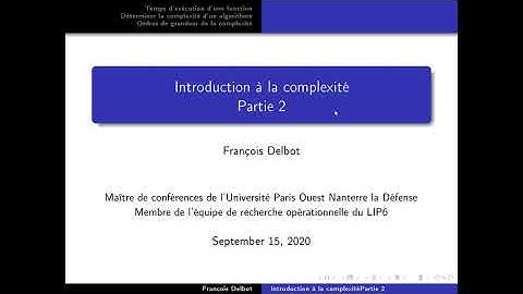 2020 2021 L3 MIAGE CM Algorithmique 2eme séance