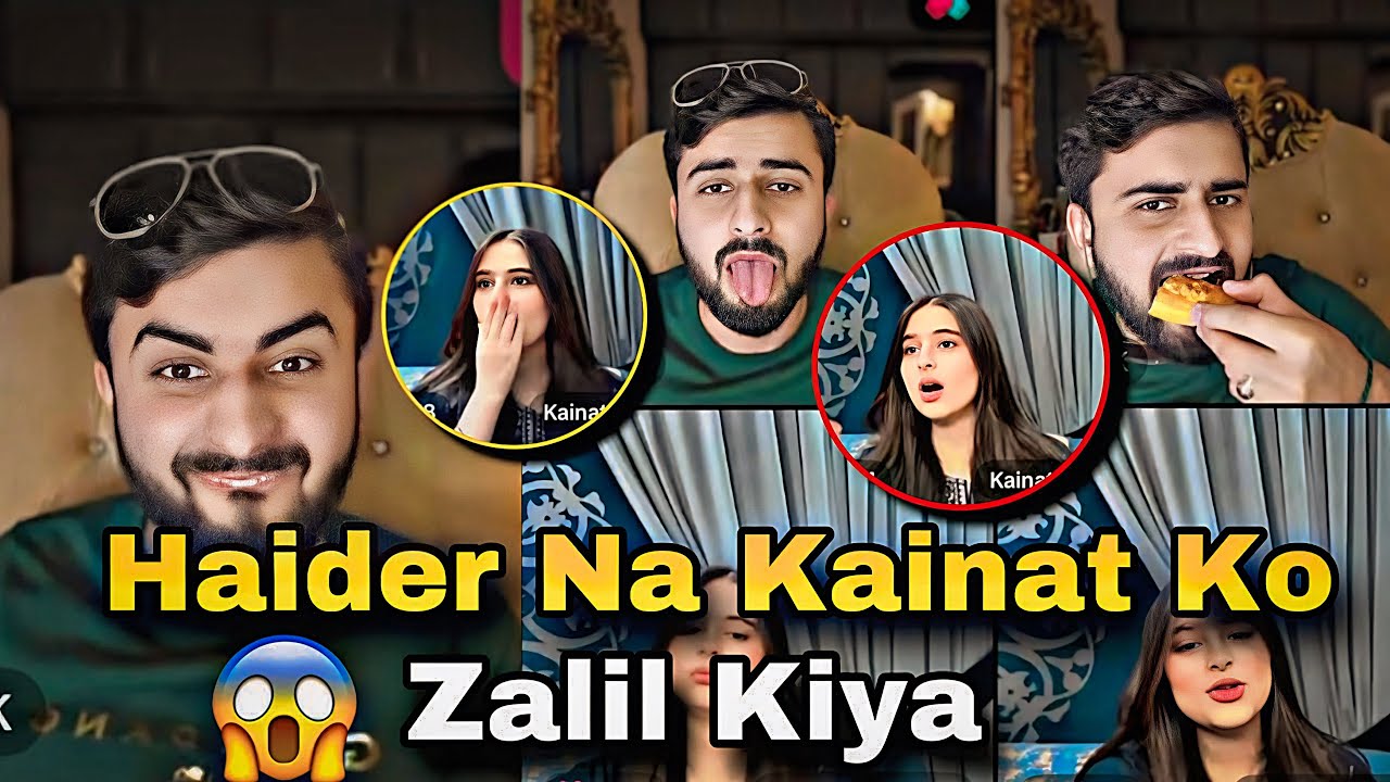 Haider Shah and Kainat qureshi | Live 😱 Punishment Match Kainat Naraz ho Gai Haider Sa