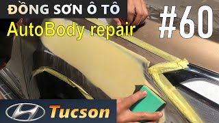 Cách đồng sơn nhanh HYUNDAI Tucson (S8N - BeachSandMetallic) - Car painting process #60