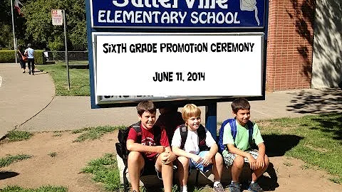 Sutterville Sixth Grade Class of 2014