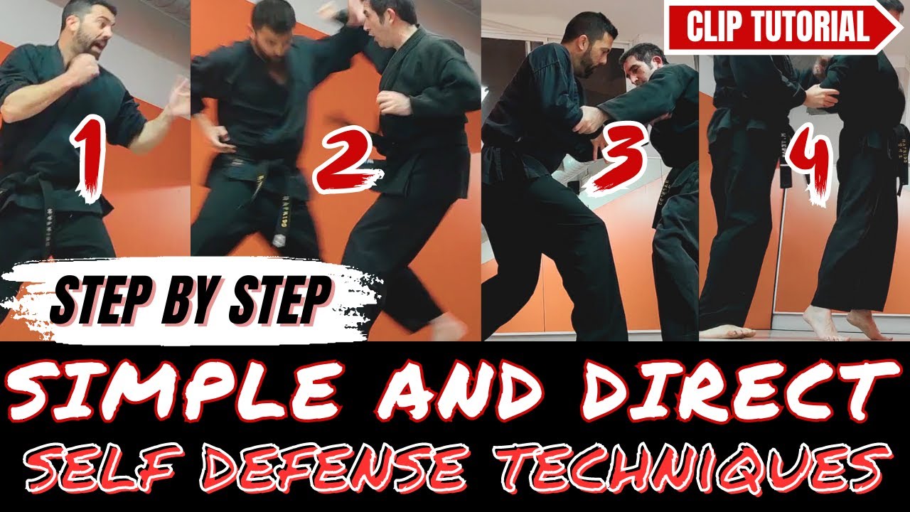 DEFENSA PERSONAL técnicas PASO a PASO / Self defense techniques STEP by