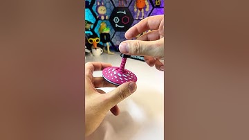 Amazing 3D Printed Spinning Top With Launcher – Satisfying Spin