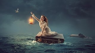 In The Sea - Photoshop manipulation Tutorial Light Effects