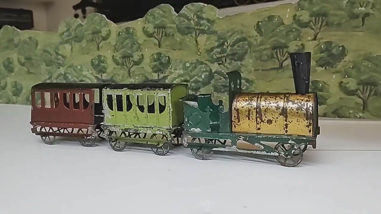 Vintage Steam Engine floor train French 1900 +- perhaps Charles