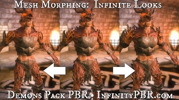 InfinityPBR.com | Demons Pack PBR • Mesh Morphing Demo