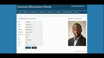 Insurance Management System | PHP and MySQL Project Source Code | PHP MySQL CRUD Project