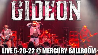 GIDEON Live @ Mercury Ballroom FULL CONCERT 5-20-22 US Tour 2022 Louisville KY 60fps