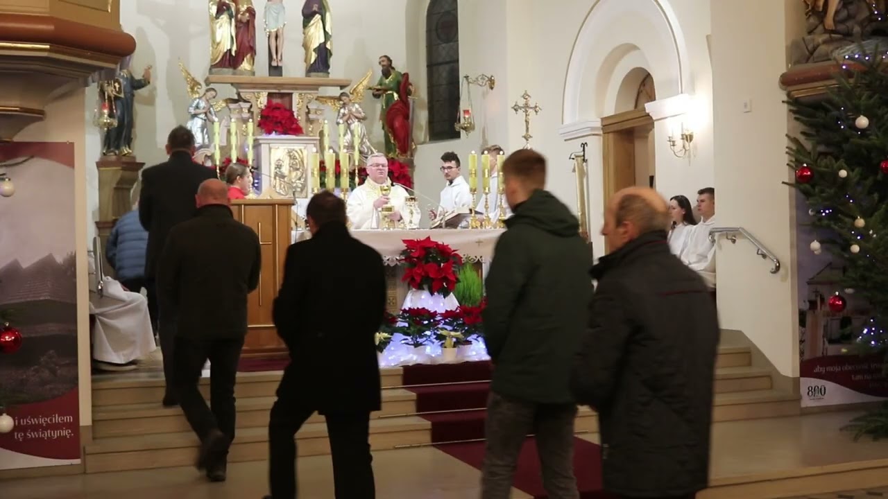 Pasterka w parafii pw. św. Jerzego w Sławikowie