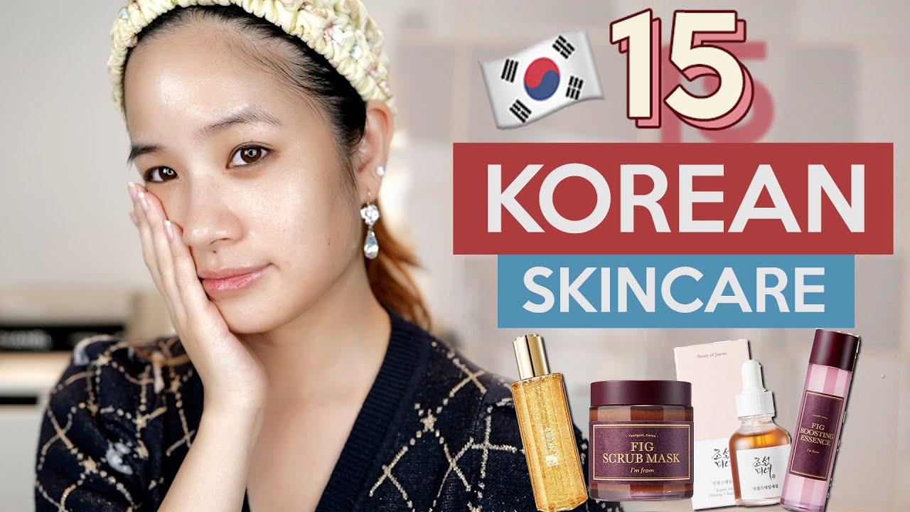 15 KOREAN SKINCARE PRODUCTS with FOOD Rice, Ginseng, Caviar & more!