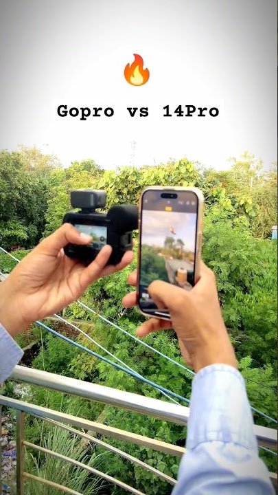 GoproHero11 vs iPhone 14pro Camera Photoshoot Photography Video #gopro #iphone #14pro #shorts