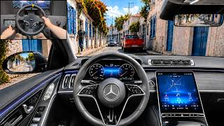 2022 Mercedes-Benz S-Class - Euro Truck Simulator 2 | Steering Wheel Gameplay screenshot 1