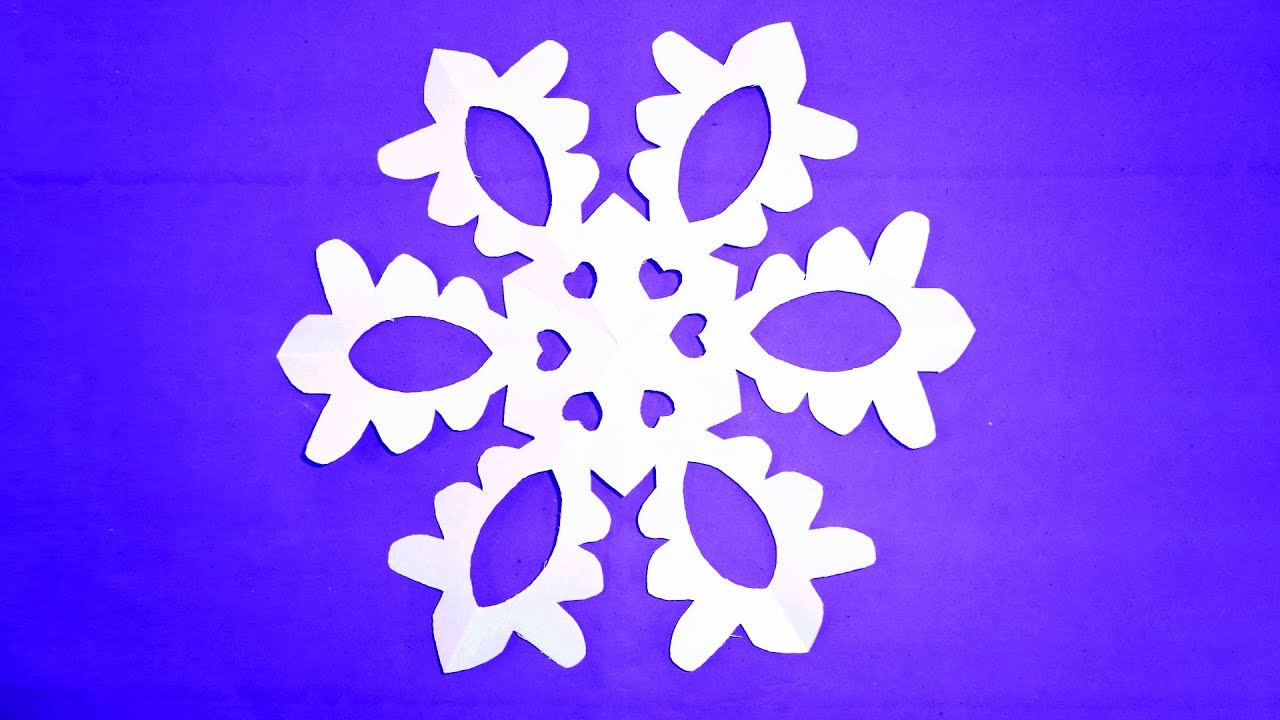 How to make Paper Snowflake Detail Tutorial - DIY - YouTube