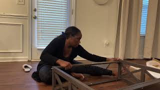 Nora Console Table from Wayfair | Building Furniture Time Lapse