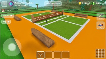 Block Craft 3D: Building Simulator Games For Free Gameplay#2085 (iOS & Android)| Tennis🎾 Stadium🏟
