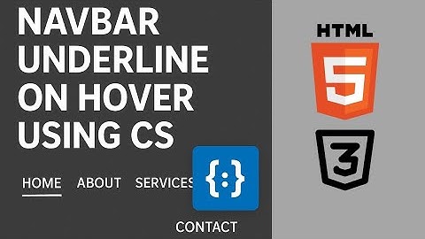 Create Animated Underline on Hover Effect  | CSS Tutorial 🔥 | #html #css 