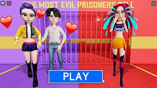 JINU FALL IN LOVE WITH RUMI - Kpop Demon Hunters in BARRY’S PRISON RUN! #obby #roblox