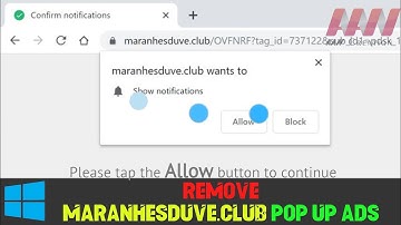 How to Remove Maranhesduve.club pop up ads (Removal Guide)