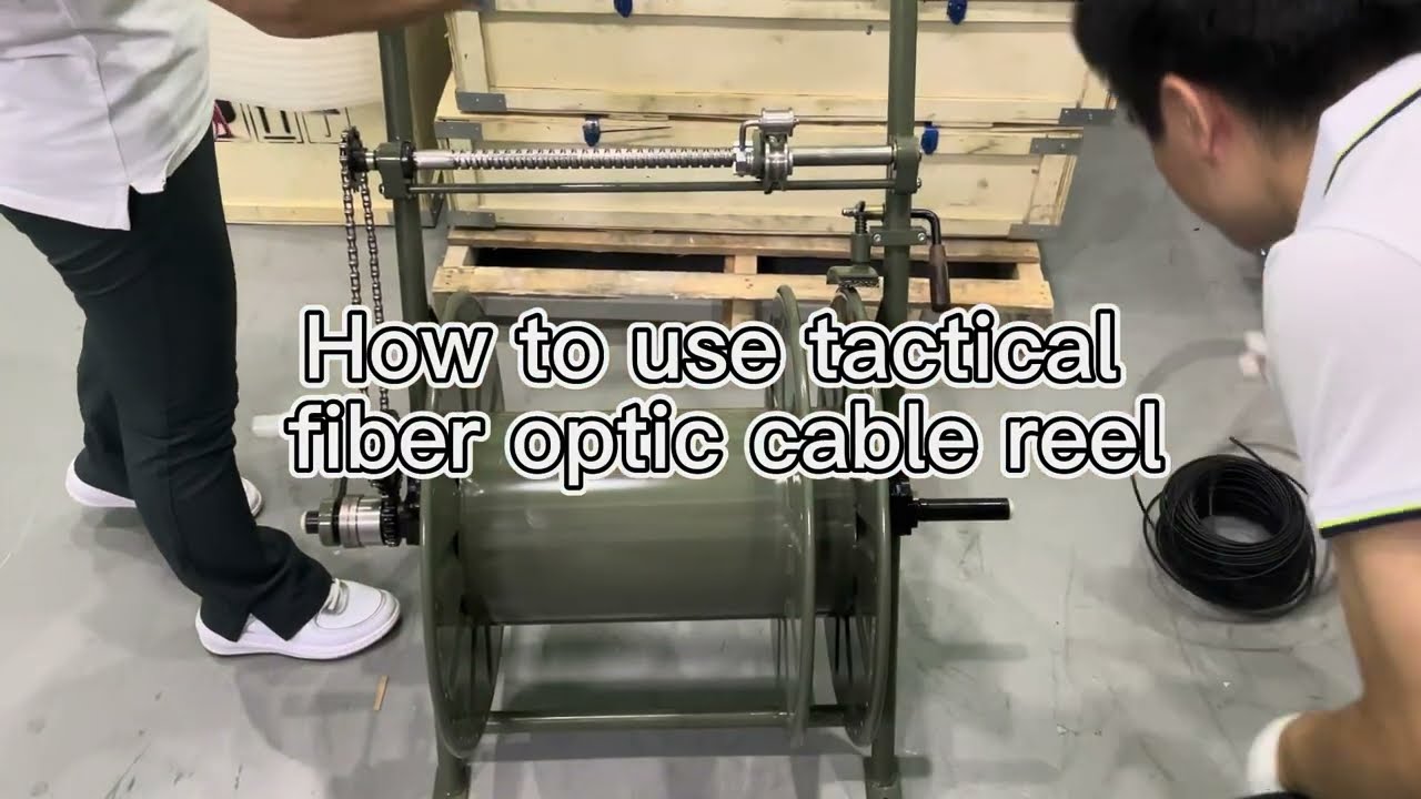 How to use Tactical Fiber optic cable Reel 