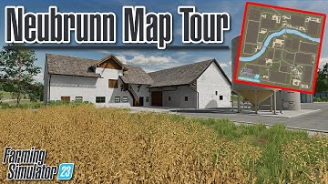 Neubrunn Map Tour (European Map) | Farming Simulator 23