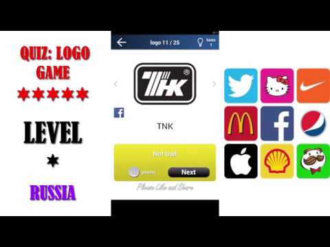 Quiz: Logo Game Russia - All Answers - Walkthrough ( By Lemmings at work )