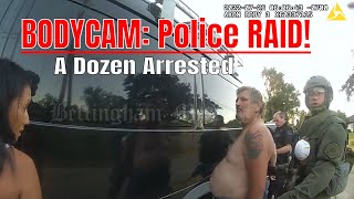 Police Bodycam Captures Massive Drug Bust: 12 Arrests And Seizure Of Firearms