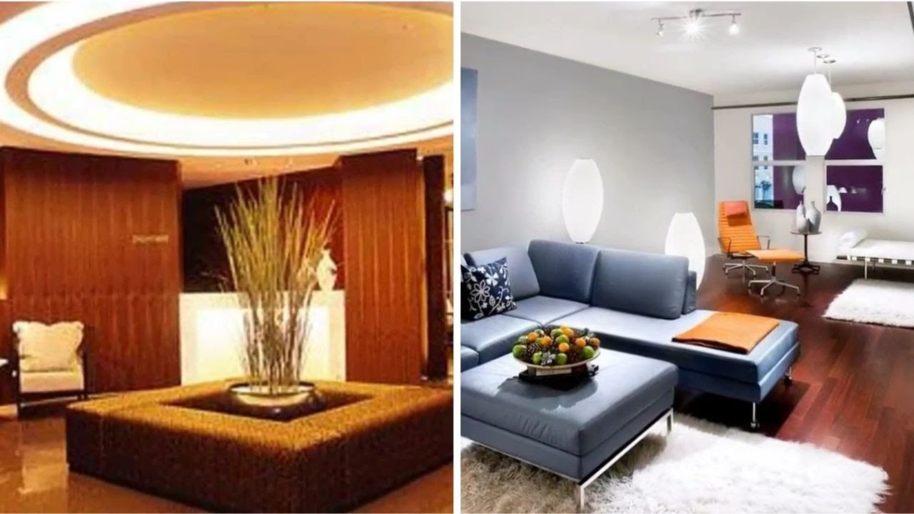 Modern living room lighting - YouTube