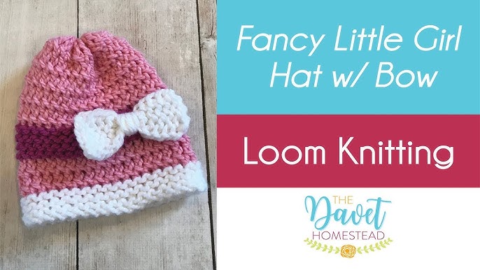 Loom Knit Character Hat PATTERN Collection, 9 Adorable PATTERNS Included:  Bunny, Lamb, Frog, Pumpkin, Puppy, Aviator, Owl, Chick.pom-pom Hat (Instant  Download) …