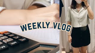 weekly vlog • attending online lectures, shopping for Chinese New Year clothes and lots of studying