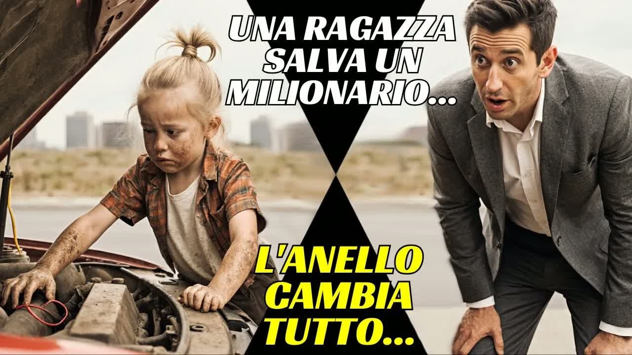📌UNA BAMBINA AIUTÒ UN MILIONARIO CON L’AUTO… MA UN DETTAGLIO SUL SUO ANELLO CAMBIÒ TUTTO