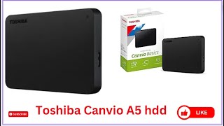Toshiba Canvio Basic A5 2 TB Usb 3.2 portable hard drive | তোশিবা পোর্টেবল হার্ড ডিস্ক price review