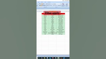 📊 Excel Filter Trick 🔍 | Data Filter Ka Easy Tarika | Excel Short Trick 💡 #ExcelTips #Shorts