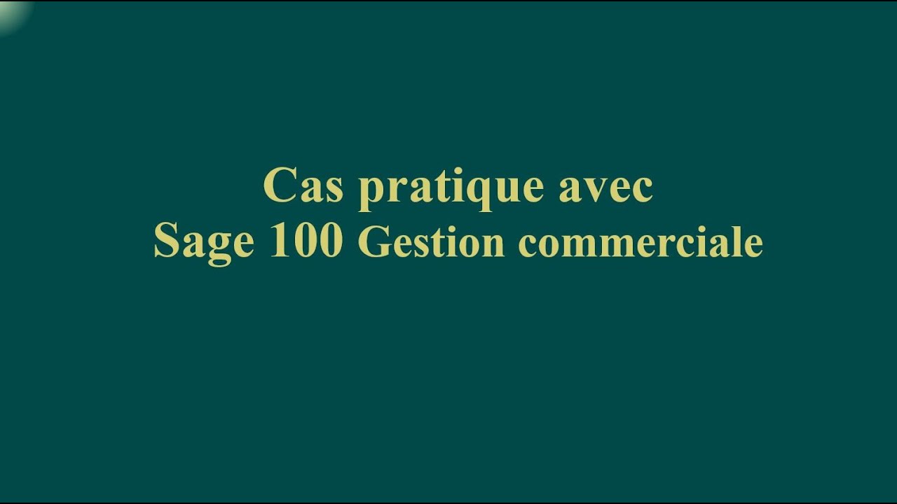 02- CREATION DES FAMILLES D'ARTICLES ET DES ARTICLES