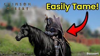 Cómo domesticar FÁCILMENTE a todos los caballos legendarios en el Desierto Carmesí screenshot 4