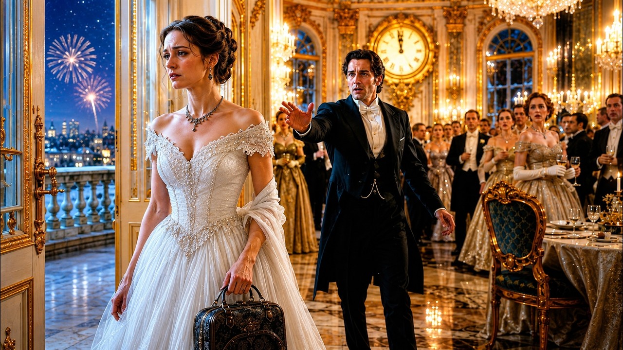 La noche de Año Nuevo, mientras yo hacía de anfitriona perfecta en nuestro baile, mi marido desapareció sin una palabra. Lo busqué por todo el salón, sonriendo ante doscientos invitados, hasta que...