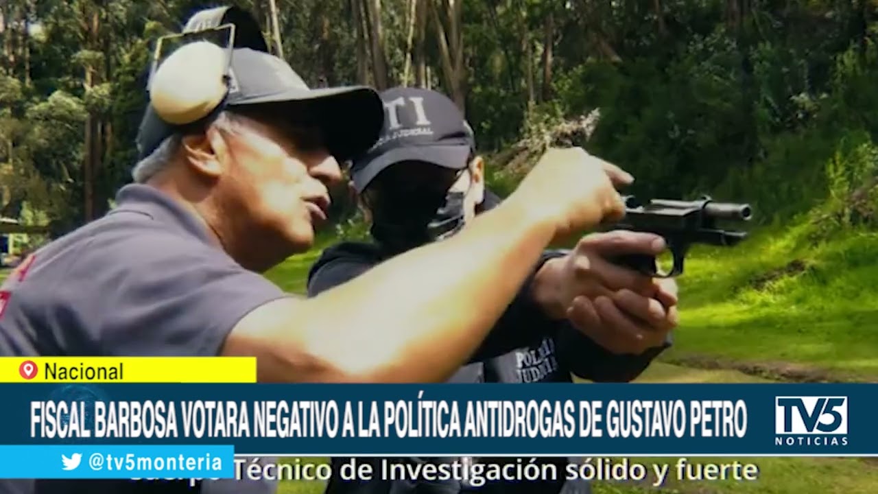 Fiscal Barbosa votara negativo a la política antidrogas de Gustavo Petro